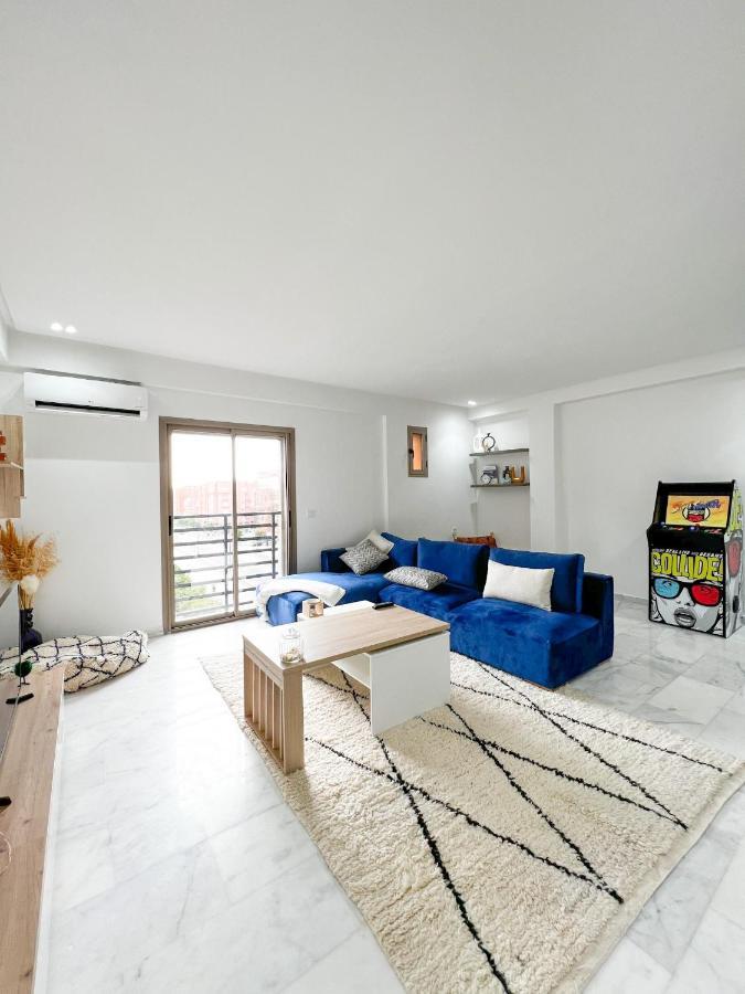 马拉喀什New ! Unique Equipped Flat In The Heart Of Marrakech公寓 外观 照片