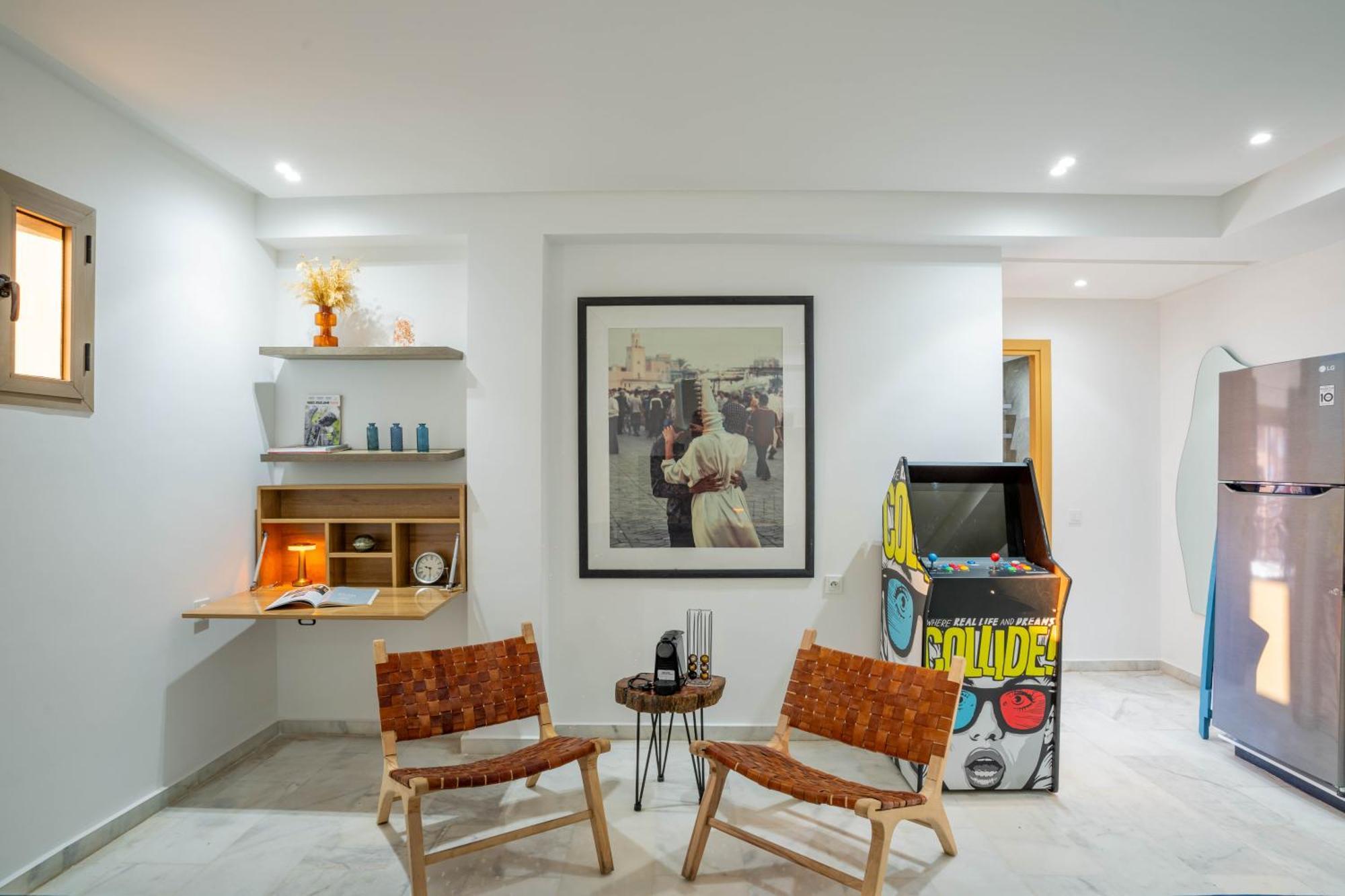 马拉喀什New ! Unique Equipped Flat In The Heart Of Marrakech公寓 外观 照片
