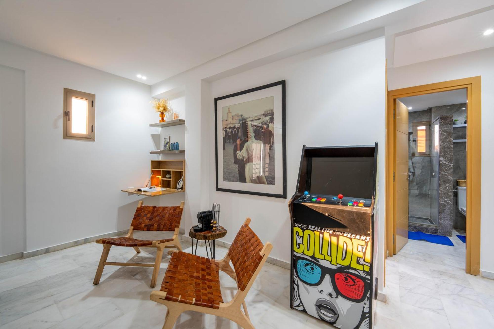 马拉喀什New ! Unique Equipped Flat In The Heart Of Marrakech公寓 外观 照片